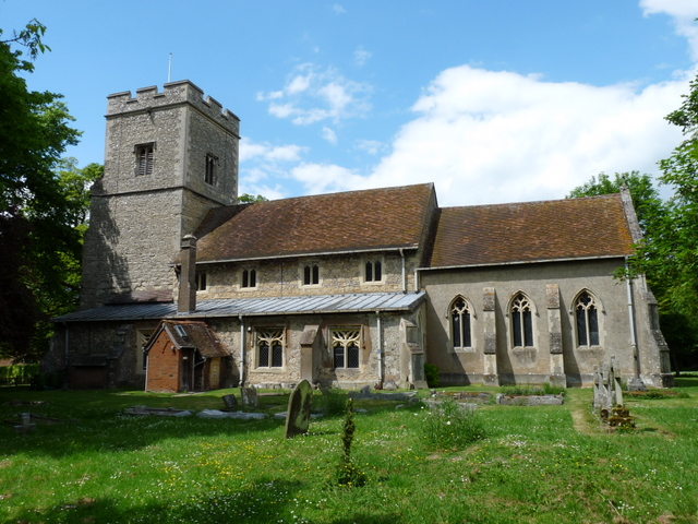 Weston Turville Church - Weston Turville Map